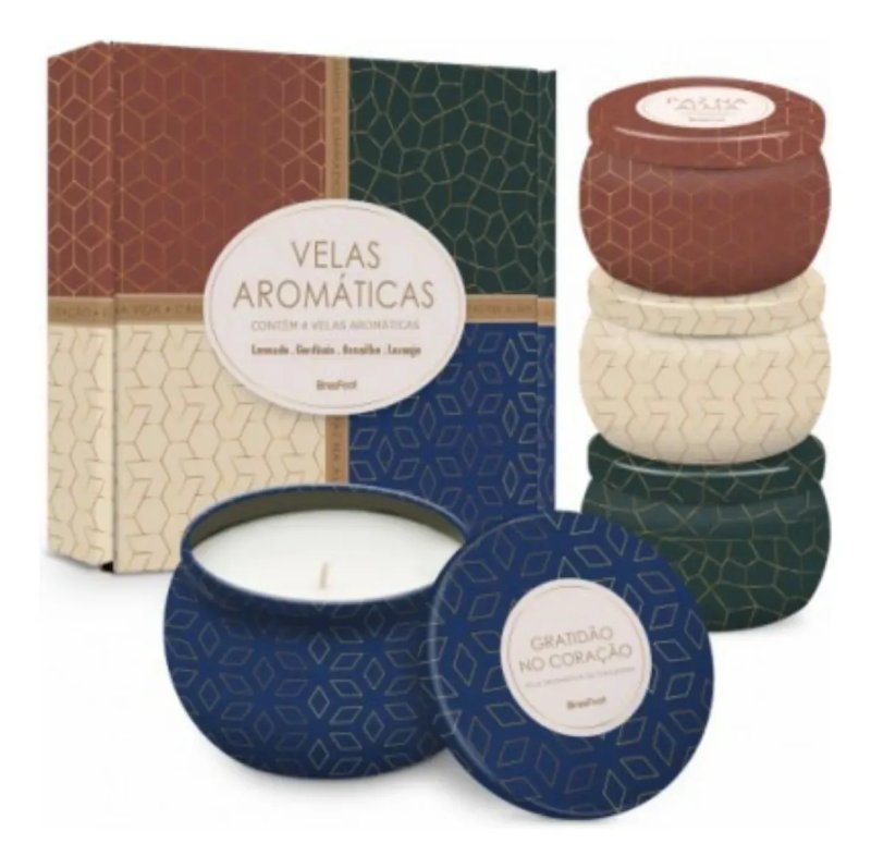 Vela Aromática de Cera de Soja